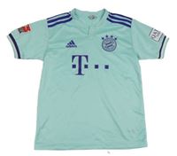 Světlemodré fotbalové tričko - FC BAYERN MNICHOV Adidas