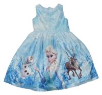 Světlemodré šaty s Elsou - Frozen H&M