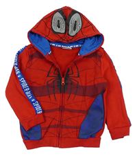 Červeno-modrá prepínaci mikina s kapucí - Spider-man Primark