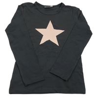 Tmavošedé triko s hvězdou O´chill