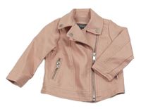 Růžový koženkový křivák Primark