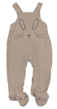 Světlerůžové dupačky so zajačikom George