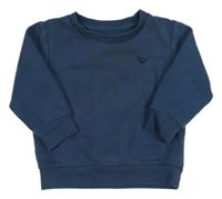 Tmavomodrá mikina s dinosaurom Next