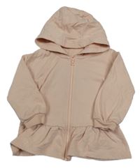 Svetloružová prepínaci mikina s kapucňou Matalan