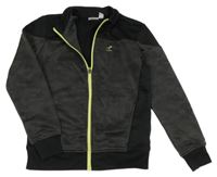 Sivo-čierna prepínaci športová mikina s logom Energetics