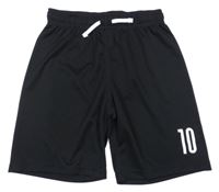 Čierne športové kraťasy s číslom H&M