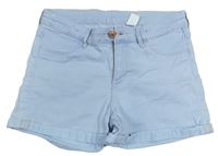 Svetlomodré rifľové kraťasy H&M