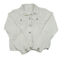 Biela rifľová crop bunda zn. Next