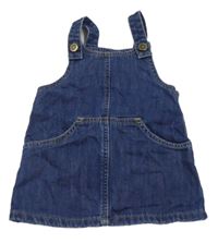 Tmavomodré rifľové šaty zn. Next