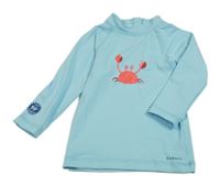 Svetlomodré UV tričko s krabom NABAIJI