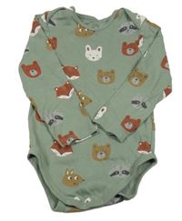 Khaki body se zvířátky C&A