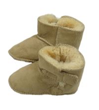 Béžové semišové zateplené válenky vel. 16-18