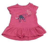 Tmavoružové šaty so sloníkem STACCATO