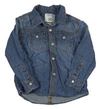 Modrá riflová košile PIAZZAITALIA