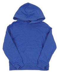 Modrofialová mikina s vreckom a kapucňou H&M