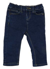 Tmavomodré skinny rifle M&S