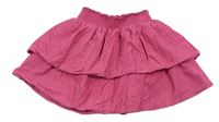 Ružová menšestrová vrstvená sukňa Mini Boden