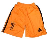 Neonově oranžové fotbalové kraťasy - Juventus Turín Adidas