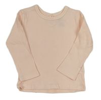 Světlerůžové žebrované triko Primark