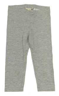 Sivé melírované capri legíny zn. H&M
