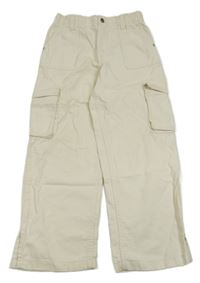 Smotanové wide leg cargo rifle Primark