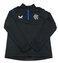 Čierna športová mikina s výšivkou Castore