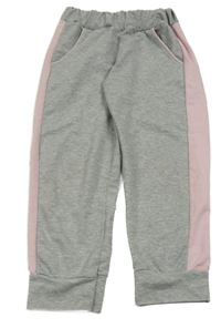 Sivo-ružové tepláky