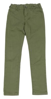 Khaki teplákové skinny rifle C&A