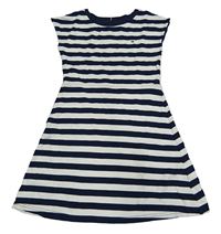 Tmavomodro-bílé pruhované šaty Tommy Hilfiger