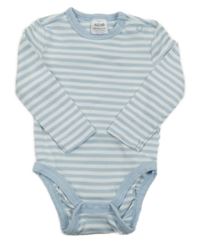 Světlemodro-bílé pruhované body