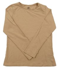 Hnedé tričko H&M