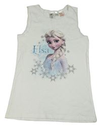 Biela košieľka  s Elsou H&M