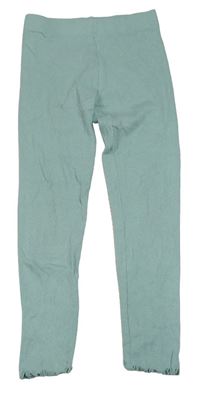 Zelené rebrované legíny Primark