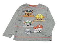 Šedé triko s Tlapkovou patrolou Nickelodeon