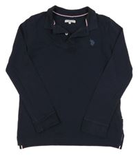 Tmavomodré polo tričko U.S. POLO ASSN.