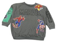 Tmavosivá mikina s Marvel George