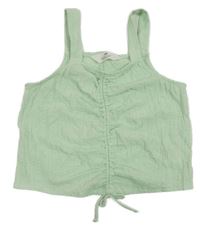 Mintový ľahký crop top H&M