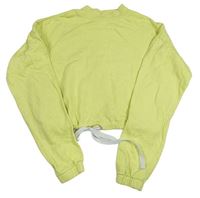 Žltá crop mikina H&M