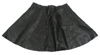 Čierna koženková sukňa H&M