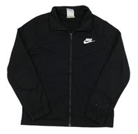 Černá sportovní propínací mikina s logem Nike