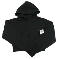 Nové - Čierna crop mikina s kapucňou Matalan