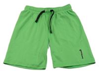 Svetlozelené športové kraťasy s číslom H&M
