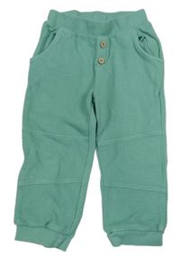 Zelené žebrované tepláky Topomini