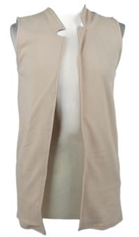 Dámský světlerůžový cardigán bez rukávů Boohoo