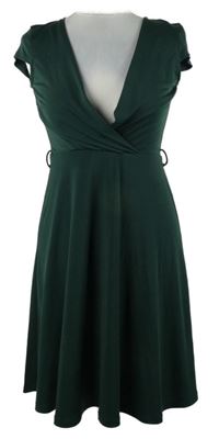 Dámské lahvově zelené šaty Anna Field 