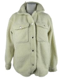 Dámská béžová buklé košilová bunda H&M