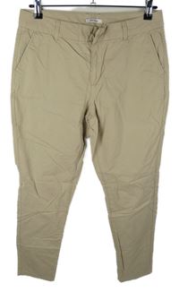 Dámské béžové plátěné chino kalhoty Orsay 
