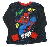 Čierne tričko so Spidermanem Marvel