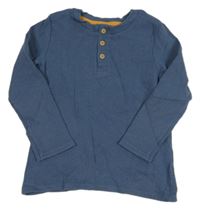 Světlemodré triko s knoflíčky Little Kids 