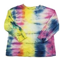 Farebné batikované tričko Next